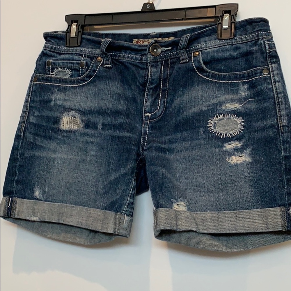 Denim shorts